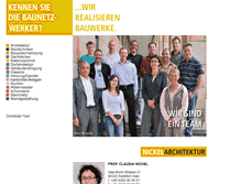 Tablet Screenshot of diebaunetzwerker.de